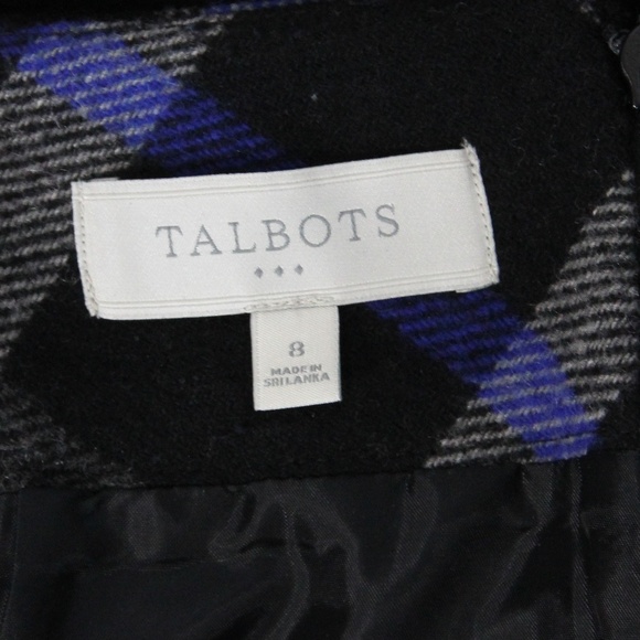 Talbots Plaid Pencil Skirt sz 8 Women Straight Short wool blend - Picture 4 of 8